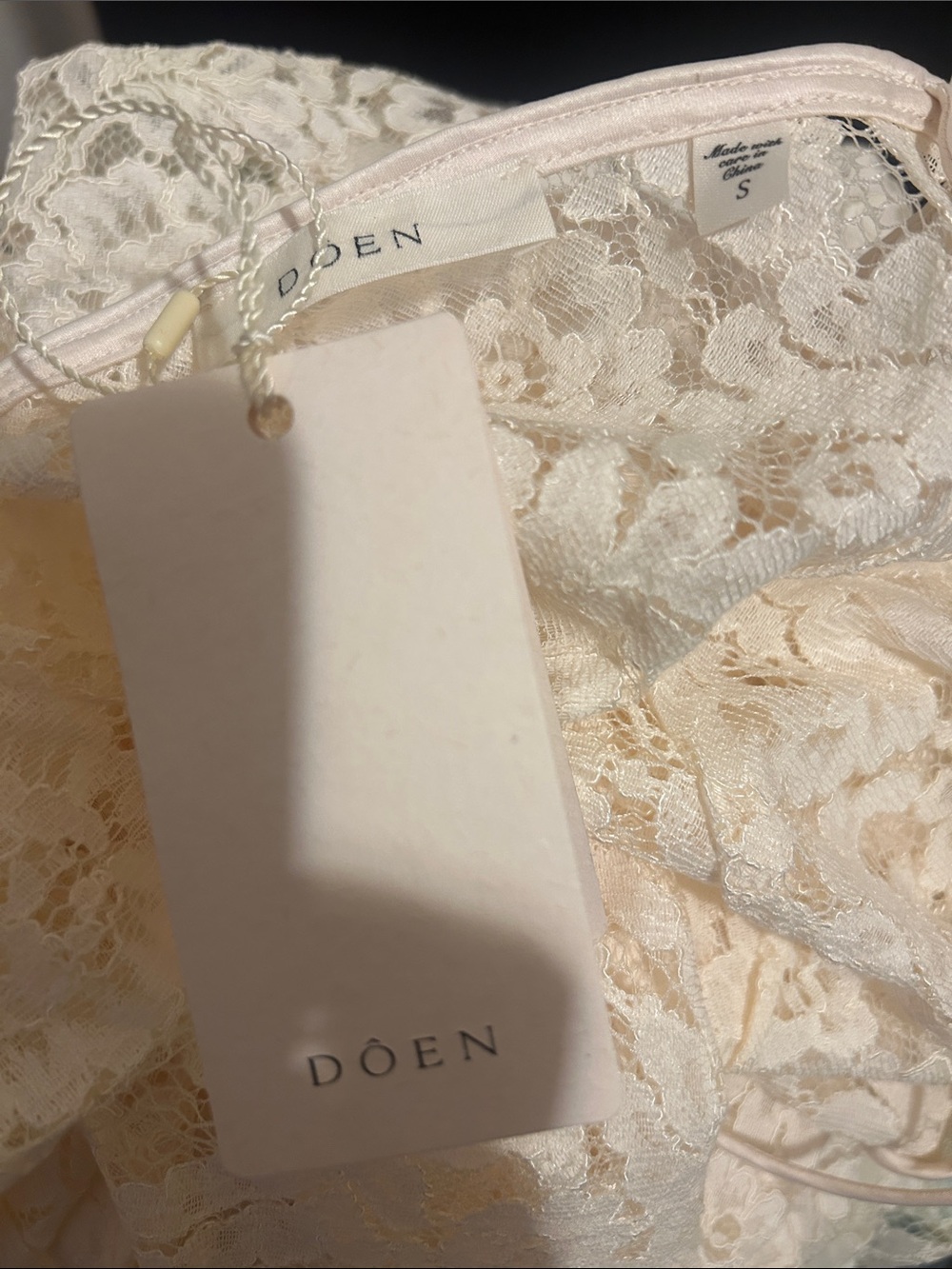 Doen Ivory Lace Midi Slip Dress - Picture 11 of 13